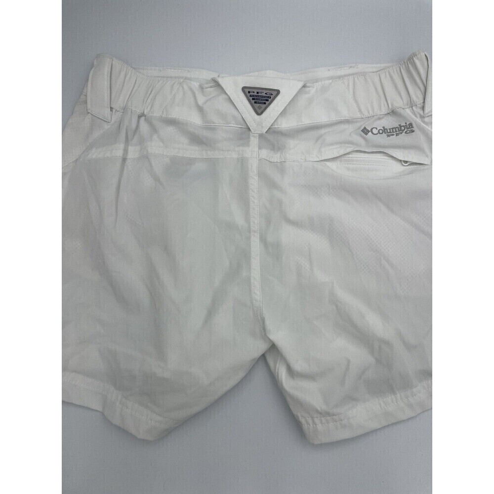 NWT Columbia PFG Women's Shorts Size 8 White Omni-Shade Outdoor Hiking Fishing - Picture 5 of 13